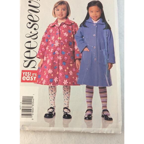 Childs Sewing Patterns 6 In Lot - Picture 6 of 14